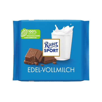 Ritter Sport Edel-Vollmilch Tafel 100g foodpipe [Lebensmittel-Lieferservice Rostock]