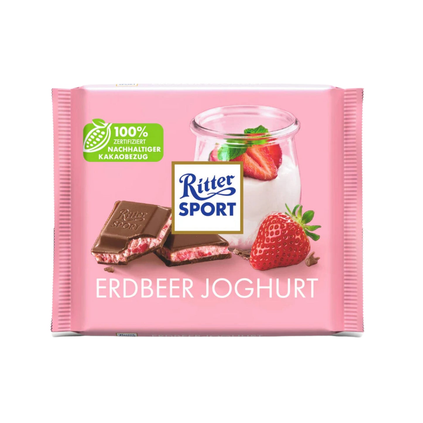 Ritter Sport Erdbeer Joghurt Tafel 100g foodpipe [Lebensmittel-Lieferservice Rostock]