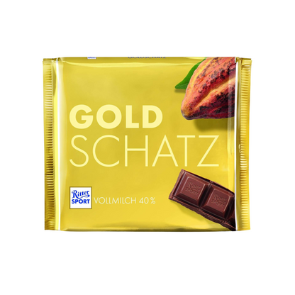 Ritter Sport Goldschatz Tafel 250g foodpipe [Lebensmittel-Lieferservice Rostock]