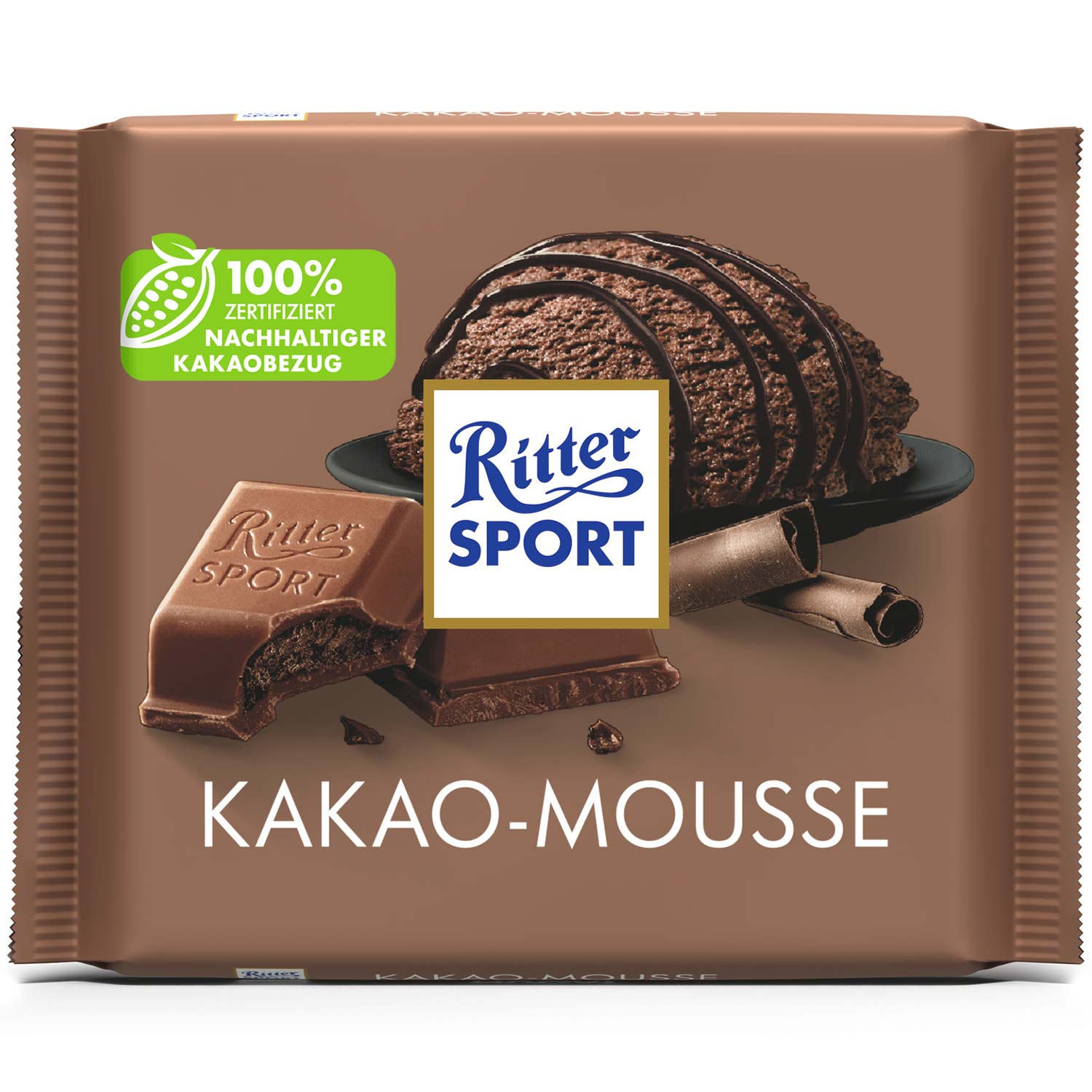 Ritter Sport Kakao-Mousse Tafel 100g foodpipe [Lebensmittel-Lieferservice Rostock]