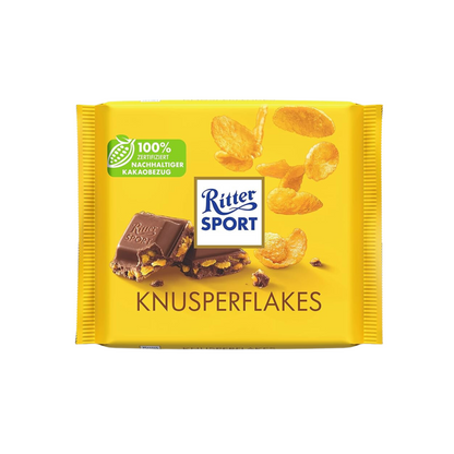 Ritter Sport Knusperflakes Tafel 100g foodpipe [Lebensmittel-Lieferservice Rostock]
