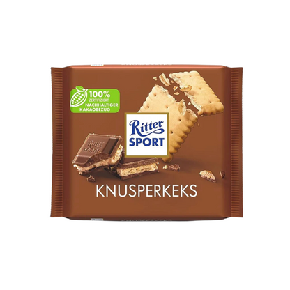 Ritter Sport Knusperkeks Tafel 100g foodpipe [Lebensmittel-Lieferservice Rostock]