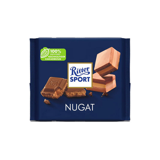 Ritter Sport Nugat Tafel 100g foodpipe [Lebensmittel-Lieferservice Rostock]