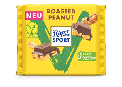 Ritter Sport Roasted Peanut Tafel vegan 100g foodpipe [Lebensmittel-Lieferservice Rostock]
