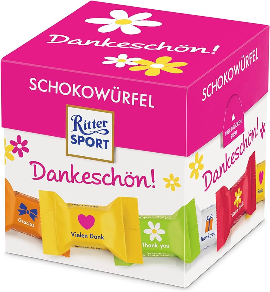 Ritter Sport Schokowürfel Dankeschön 176g foodpipe [Lebensmittel-Lieferservice Rostock]