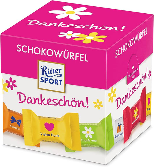 Ritter Sport Schokowürfel Dankeschön 176g foodpipe [Lebensmittel-Lieferservice Rostock]