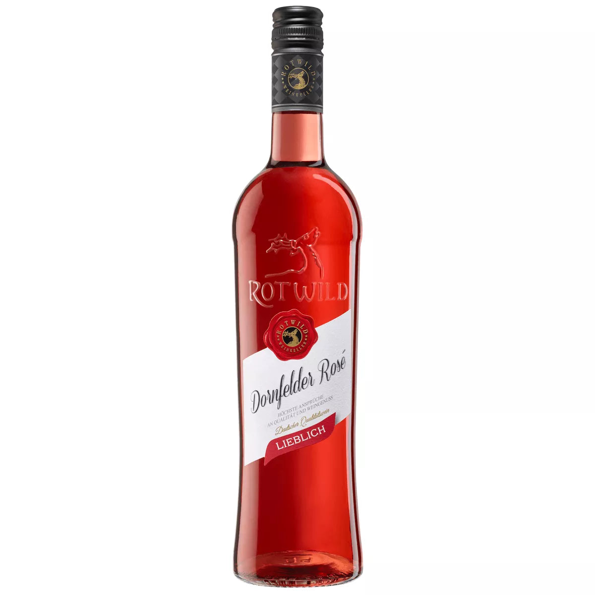 Rotwild Dornfelder Rose lieblich 0,75l foodpipe [Lebensmittel-Lieferservice Rostock]