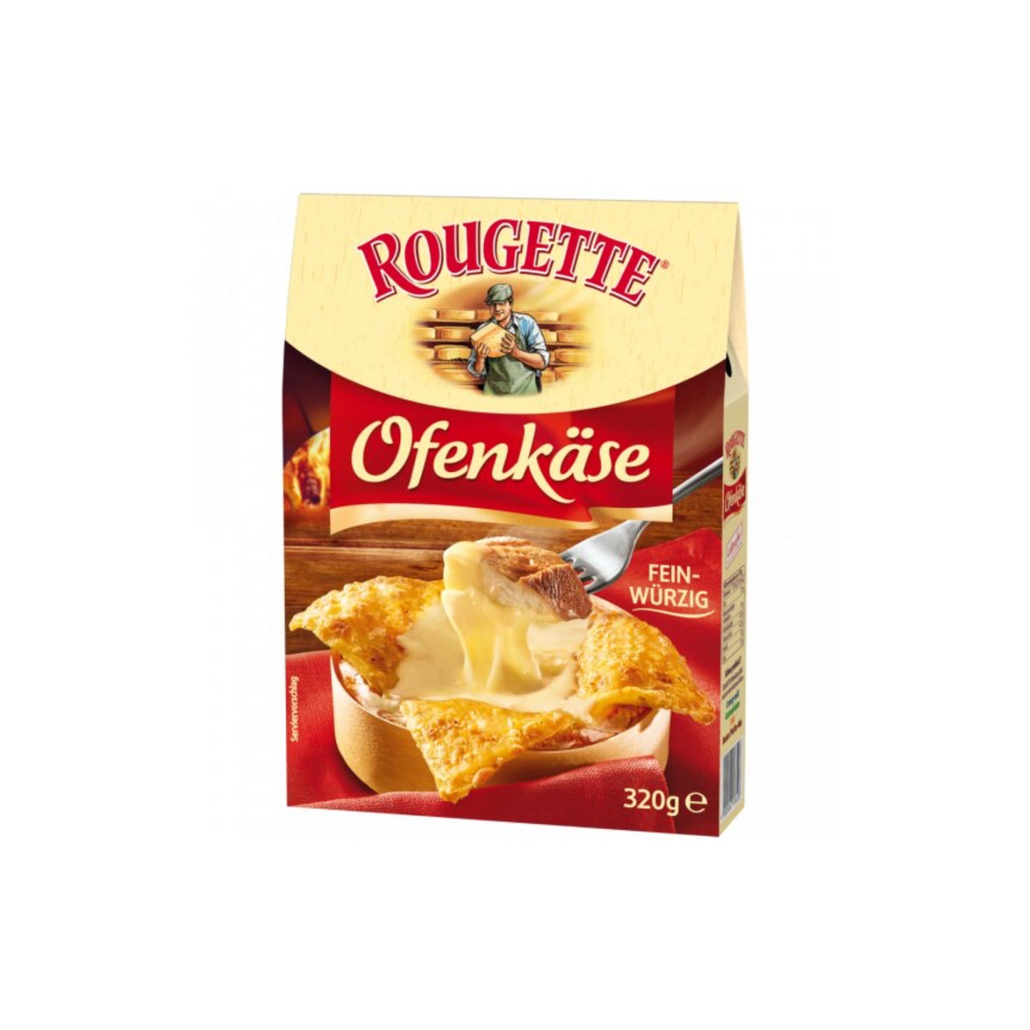 Rougette Ofenkäse fein würzig 58% Rahmstufe 320g foodpipe [Lebensmittel-Lieferservice Rostock]