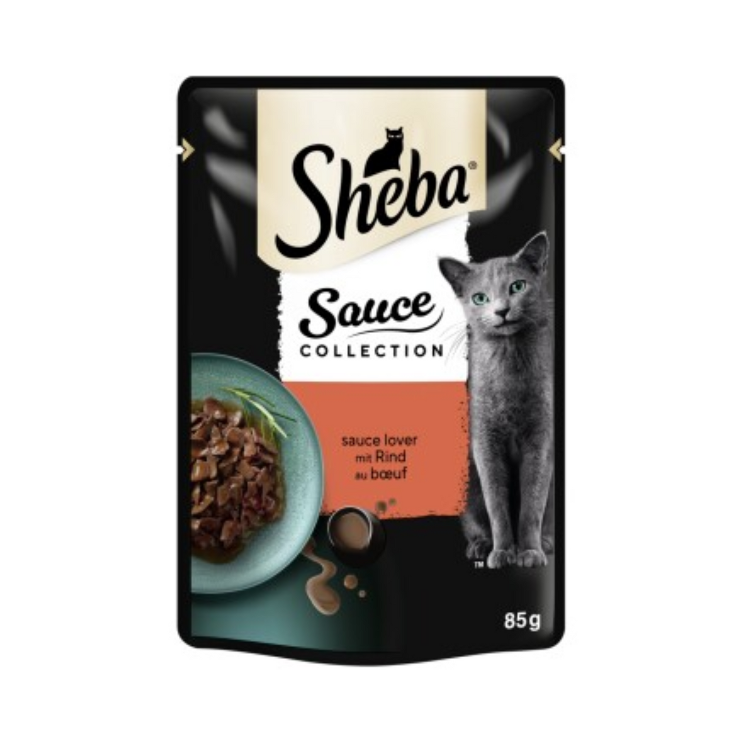 Sheba Sauce Collection Lover mit Rind 85g