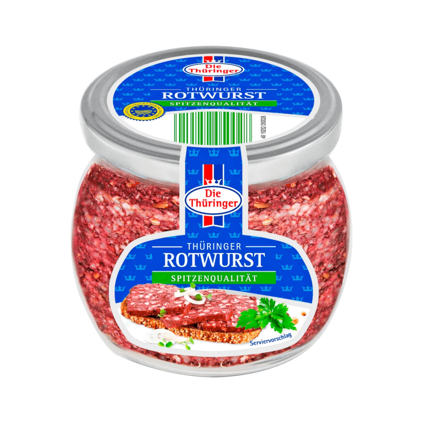 Thüringer Wurst Rotwurst 130g foodpipe [Lebensmittel-Lieferservice Rostock]