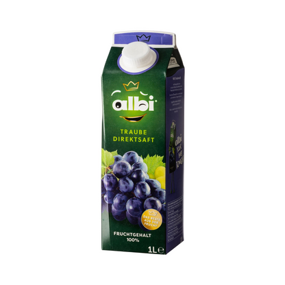 albi Traube Direktsaft 1l EW foodpipe [Lebensmittel-Lieferservice Rostock]