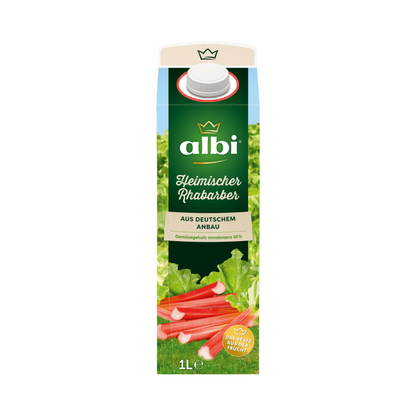 albi heimischer Rhabarber 1l EW foodpipe [Lebensmittel-Lieferservice Rostock]