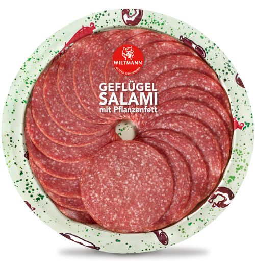 Wiltmann Geflügel Salami mit Pflanzenfett 80g