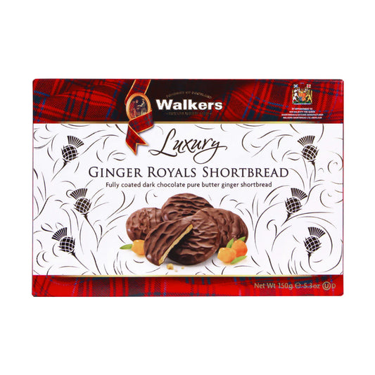 Walkers Luxury Ginger Royals 150g