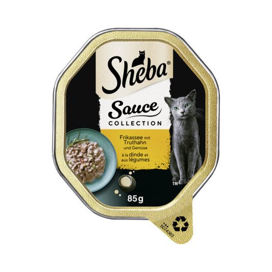 Sheba Sauce Collection Frikassee mit Truthahn und Gemüse 85g