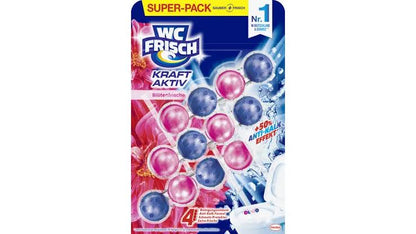 WC Frisch Kraft Aktiv Duftspüler Blütenfrische 3x50g