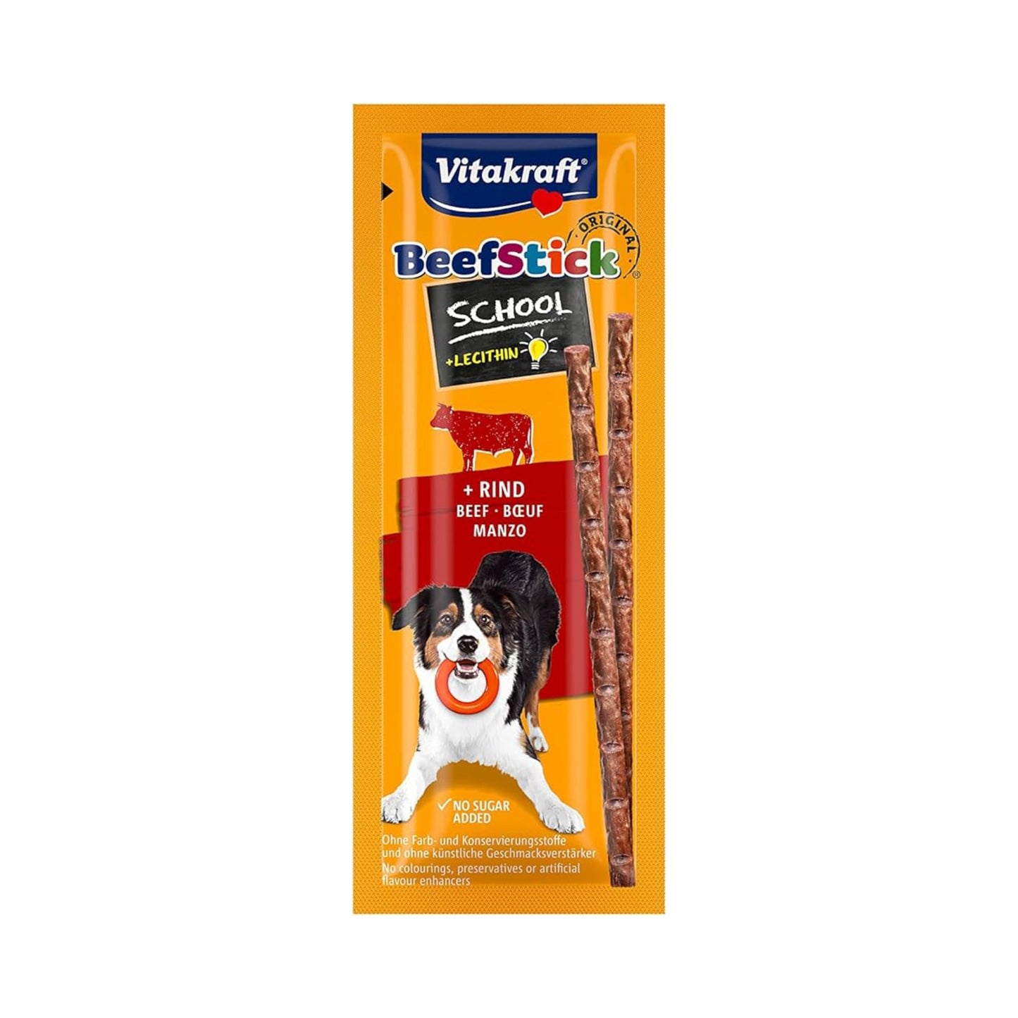 Vitakraft Beef-Stick School Rind für Hunde 10x2g