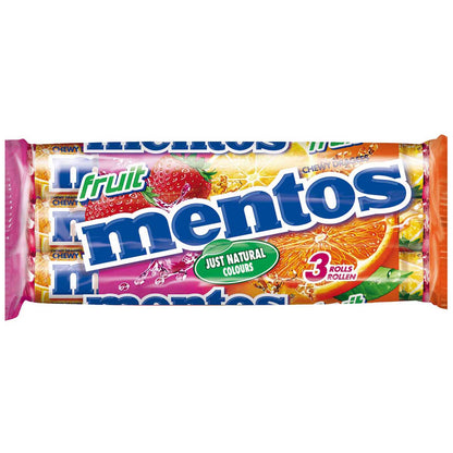 mentos Frucht 3x38g foodpipe [Lebensmittel-Lieferservice Rostock]