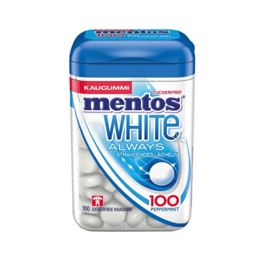 mentos Gum White Peppermint 100ST 106g foodpipe [Lebensmittel-Lieferservice Rostock]