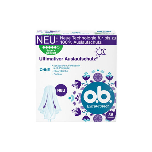 o.b.Tampons Extra Protect Super+Comfort 36ST foodpipe [Lebensmittel-Lieferservice Rostock]