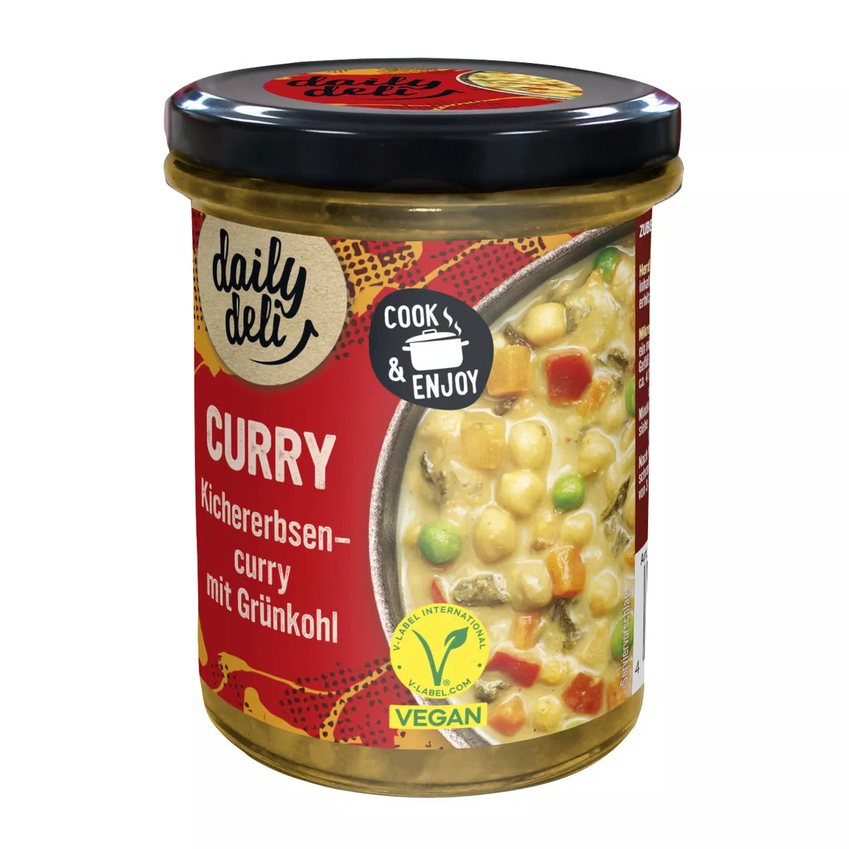 Daily Deli Kichererbsen-Curry mit Grünkohl 380g
