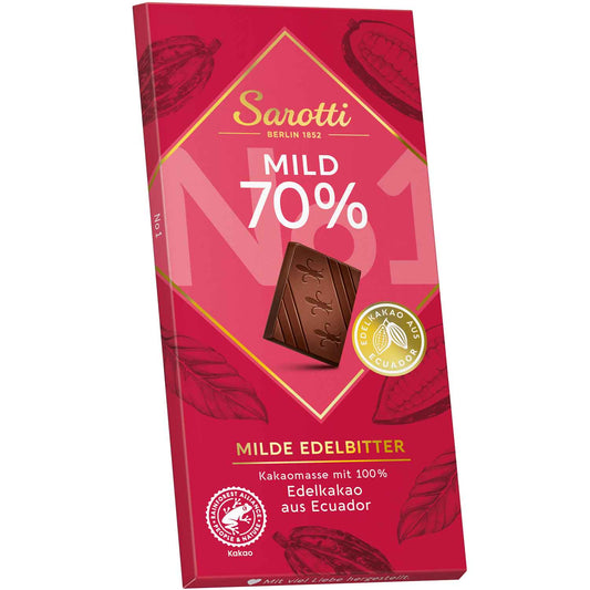 Sarotti No.1 Milde Edelbitter 70% 100g