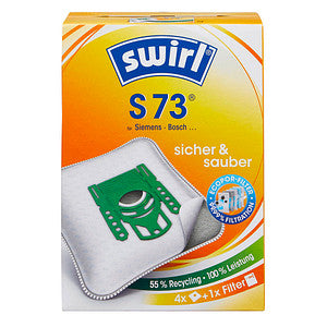 Swirl MicroPor Plus S73 Staubbeutel 4ST