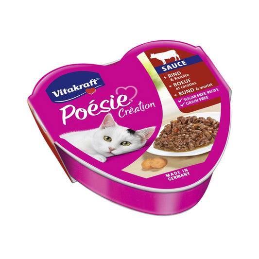 Vitakraft Poesie Creation Rind&Karotte in Sauce 85g