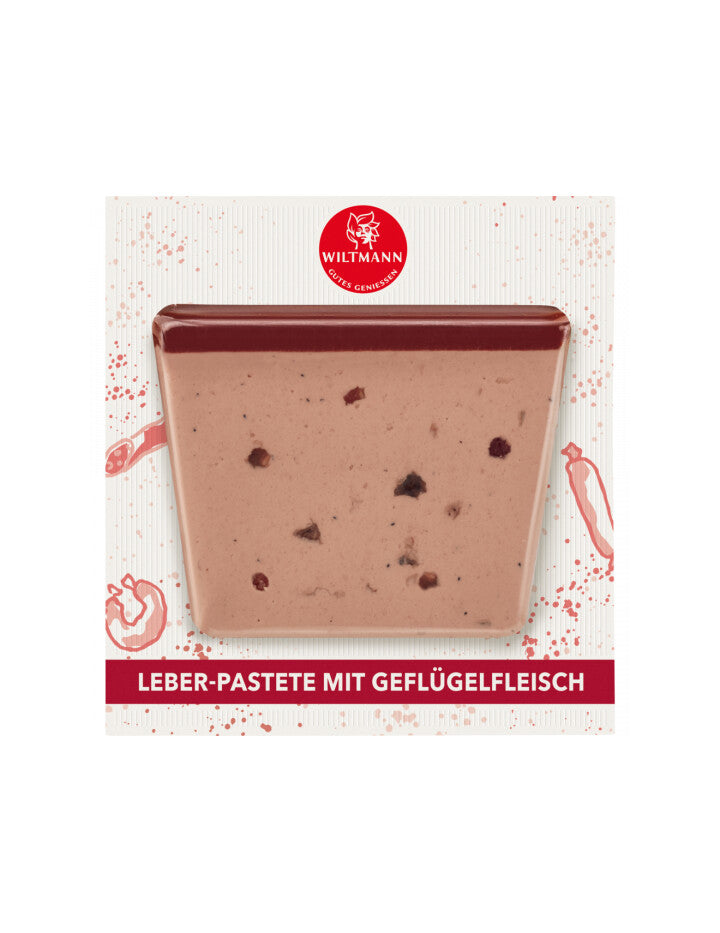 Wiltmann Geflügel-Leberpastete mit Preiselbeeren 100g